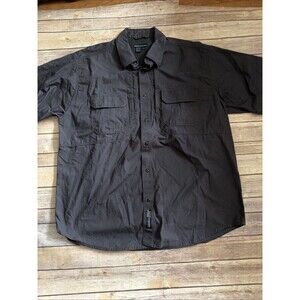 5.11 Tactical Series Shirt NRA Short Sleeve Men's XL Military Grey Style 71152